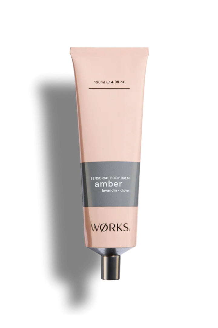 WORKS GIFTWARE AMBER AMBER BODY BALM TUBE - WOAMBE03