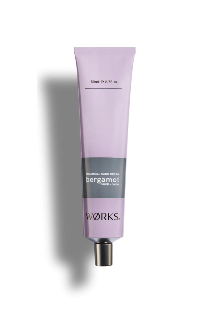 WORKS GIFTWARE BERGAMOT BERGAMOT HAND CREAM TUBE - WOBERG03
