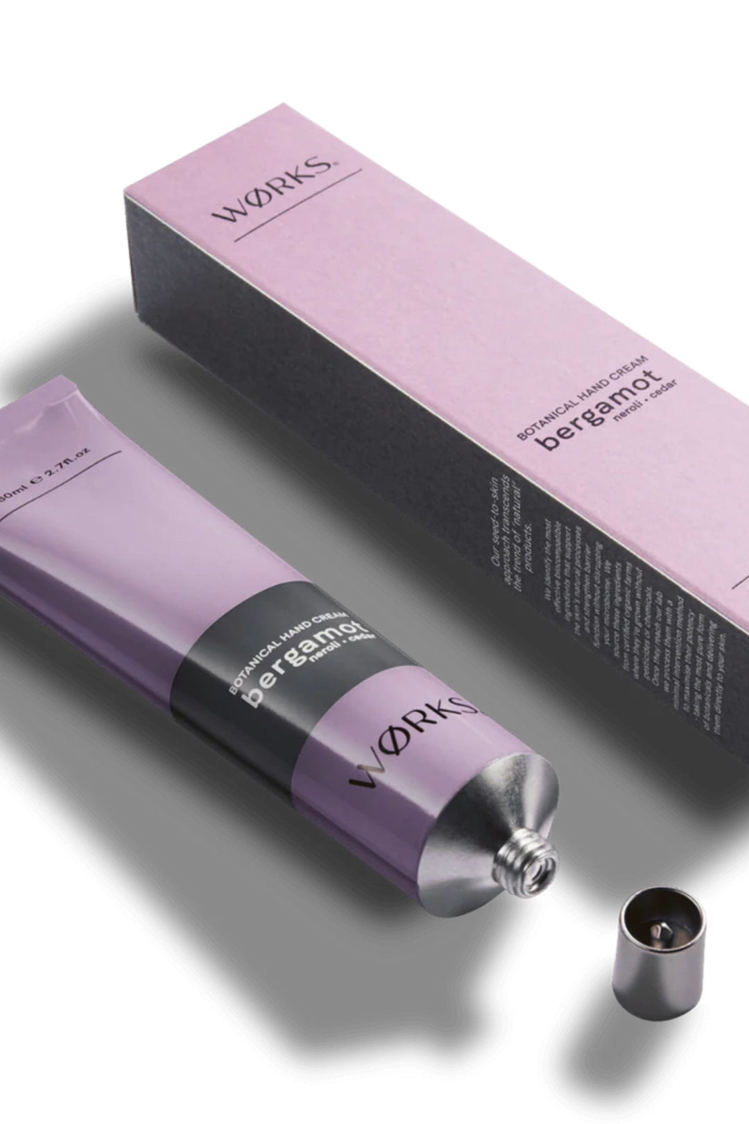 WORKS GIFTWARE BERGAMOT BERGAMOT HAND CREAM TUBE - WOBERG03