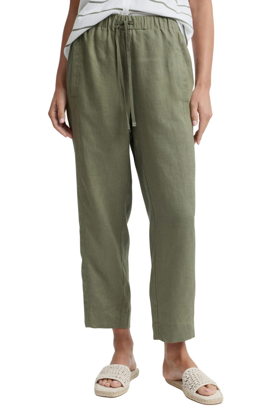 YARRA TRAIL 7/8 PANT 8 / MOSS TIRARI SLIM PANT - YTWN8995