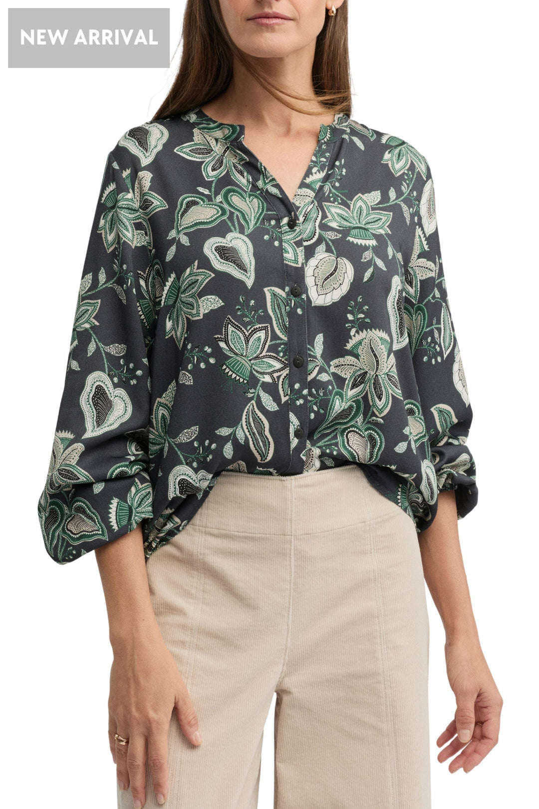 YARRA TRAIL BLOUSE 8 / PRINT KIN BLOUSE - YTWN4359