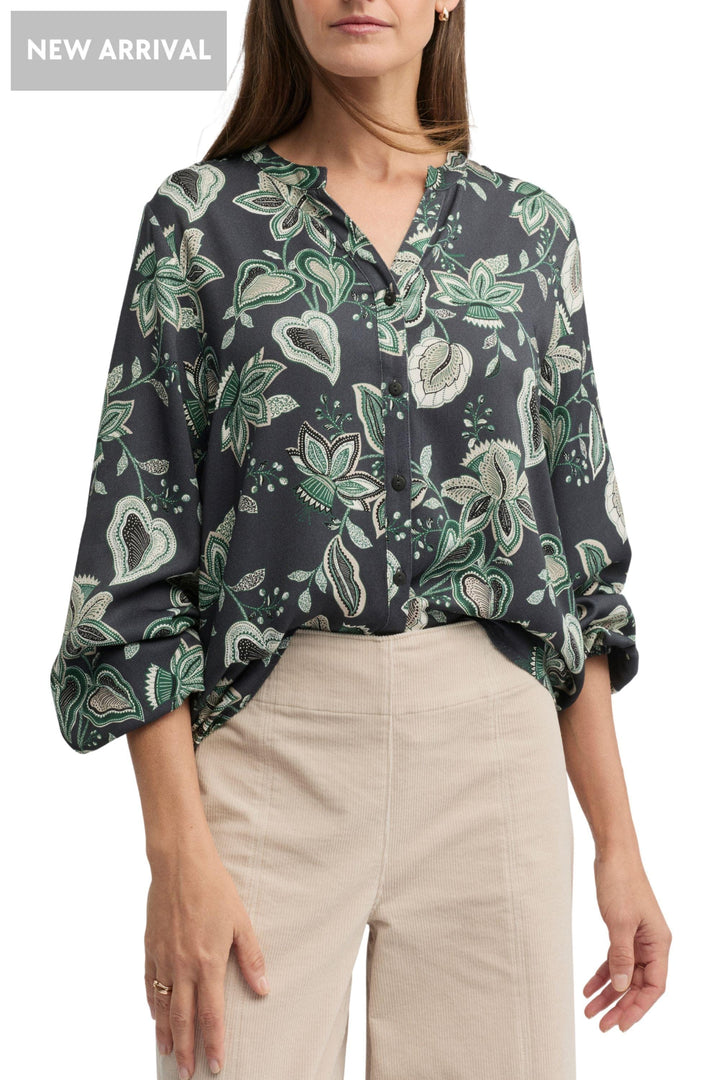 YARRA TRAIL BLOUSE 8 / PRINT KIN BLOUSE - YTWN4359