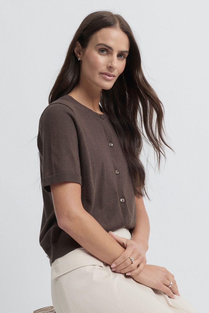 YARRA TRAIL CARDIGAN INCA KNIT CARDI - YTWN7778
