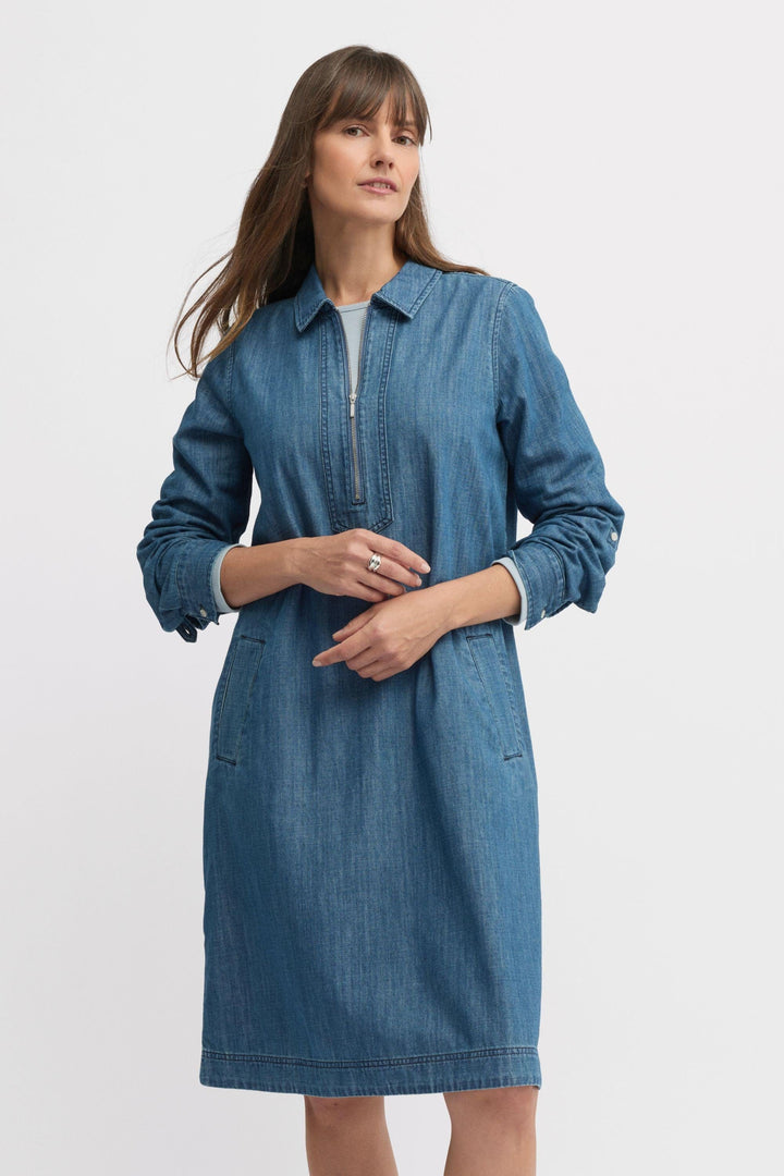 YARRA TRAIL DRESS CITRINE ZIP DRESS - YTWN9658