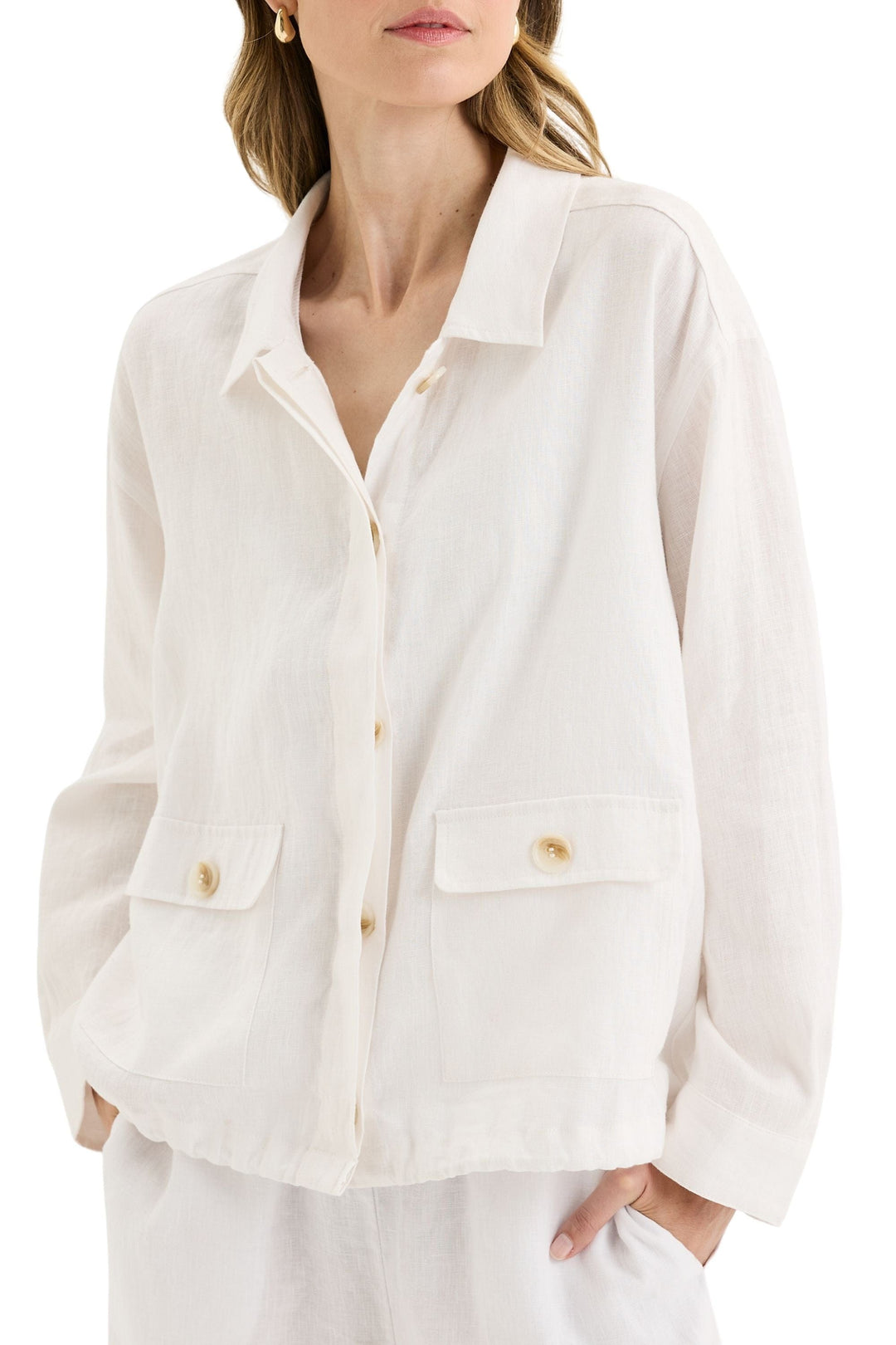 YARRA TRAIL JACKET 8 / WHITE TIRARI BOMBER - YTWN6282
