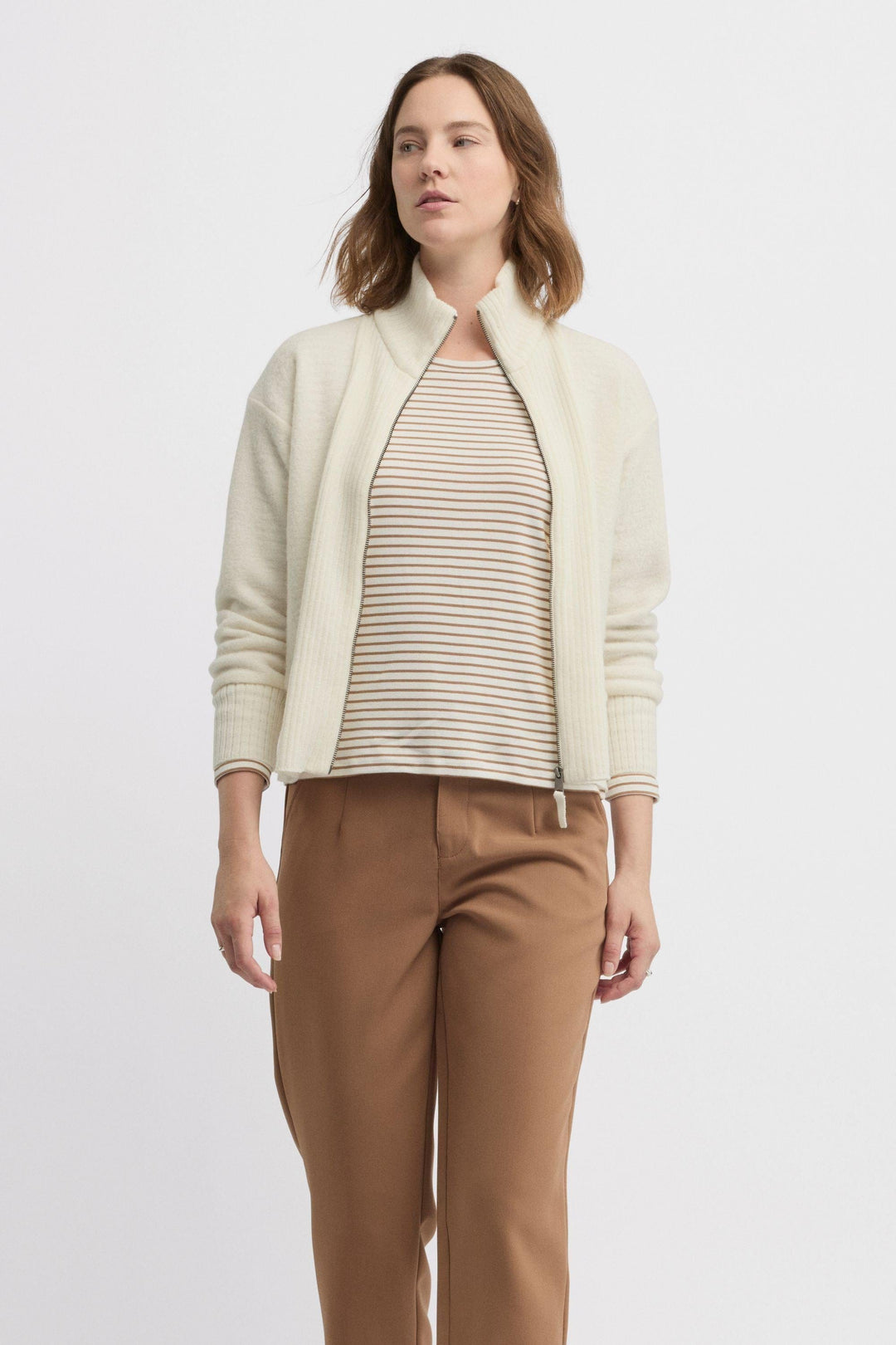 YARRA TRAIL JACKET EMBER KNIT JACKET - YTWN6271