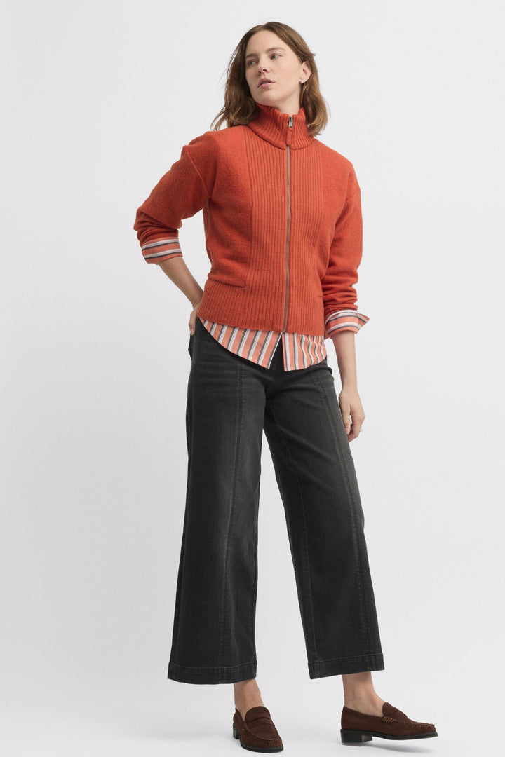 YARRA TRAIL JACKET EMBER KNIT JACKET - YTWN6271