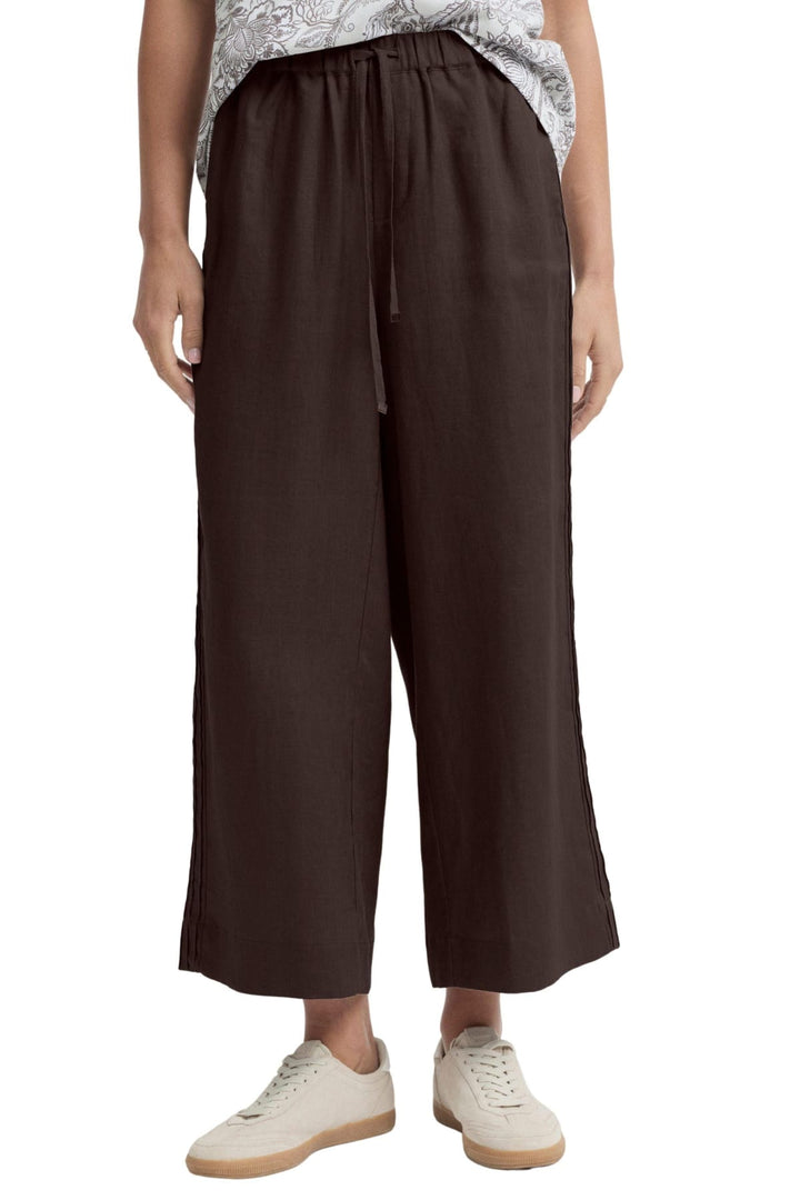 YARRA TRAIL PANTS 8 / COCOA TIRARI PINTUCK PANT - YTWN8064