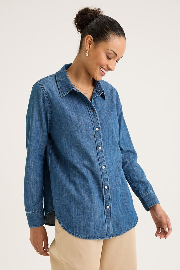 YARRA TRAIL SHIRT CITRINE SHIRT - YTWN4242