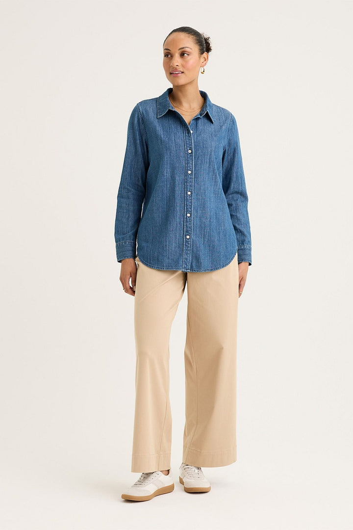 YARRA TRAIL SHIRT CITRINE SHIRT - YTWN4242