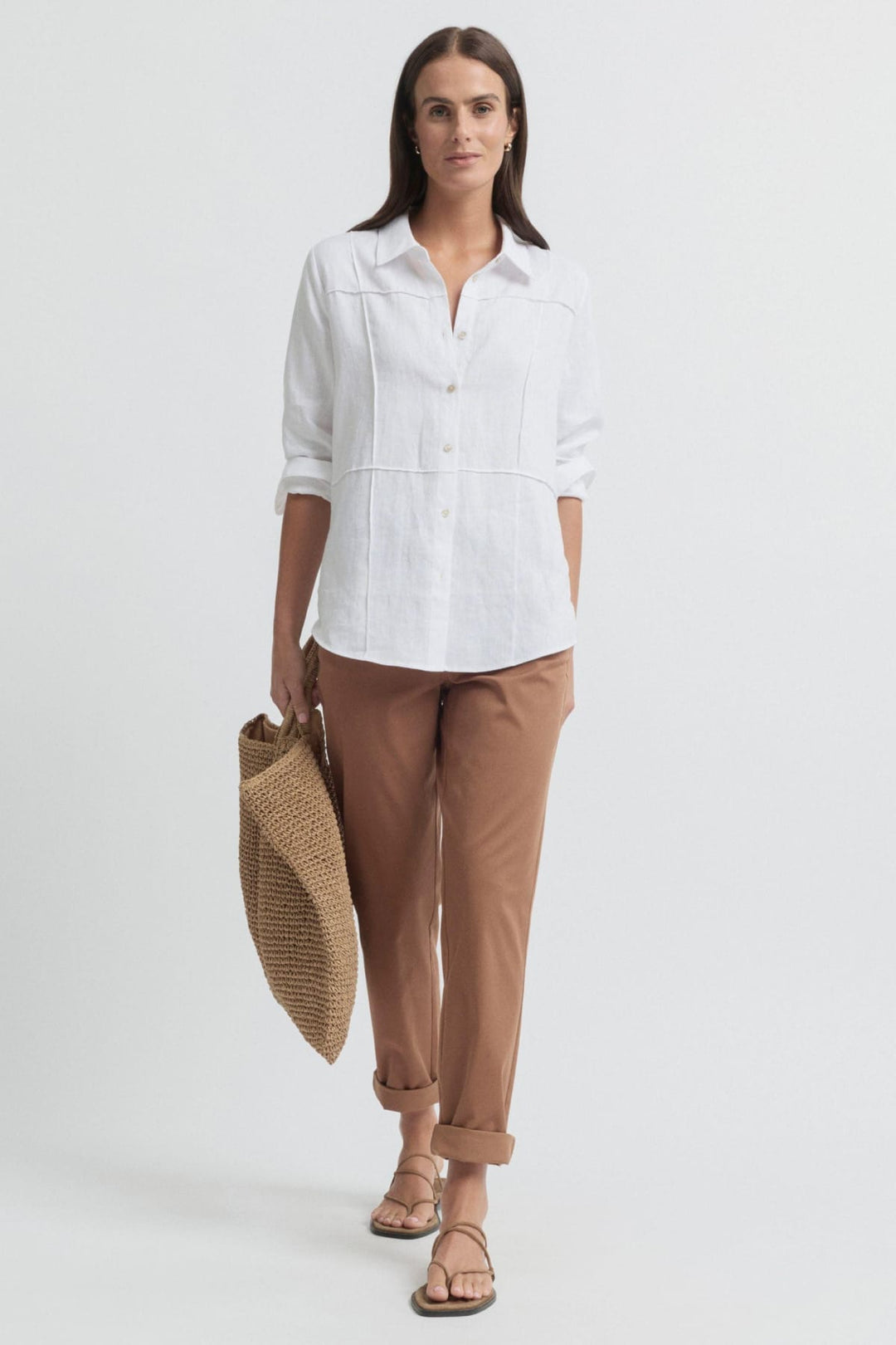 YARRA TRAIL SHIRT TIRARI PINTUCK SHIRT - YTWN4383