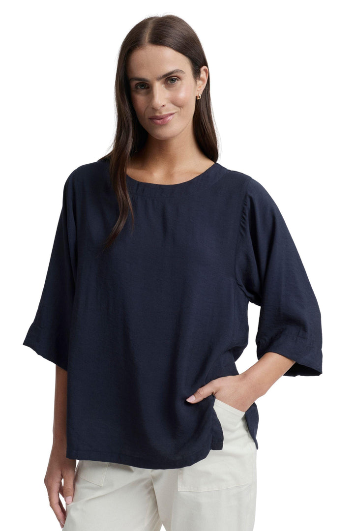 YARRA TRAIL TOP NAVY / 8 SKYE TOP - YTWN4165