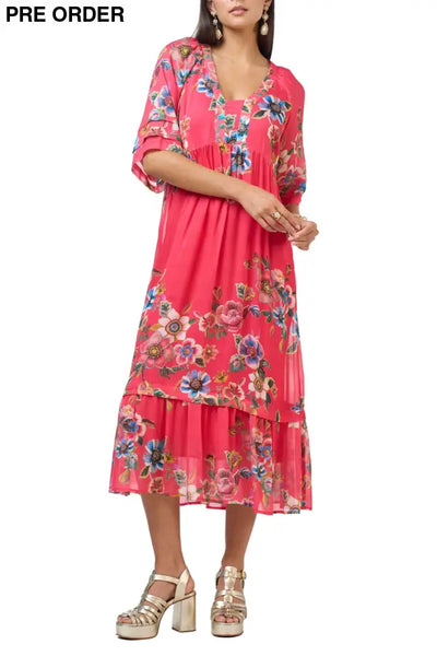 ZINNIA MIDI DRESS - LS3115Z DRESS