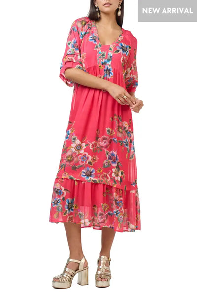 ZINNIA MIDI DRESS - LS3115Z DRESS