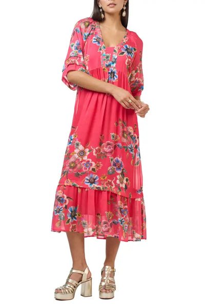 ZINNIA MIDI DRESS - LS3115Z DRESS