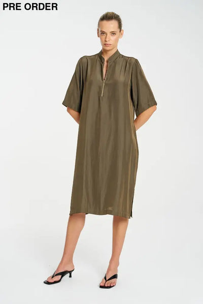 ZIP PLAZA DRESS - F673034 DRESS