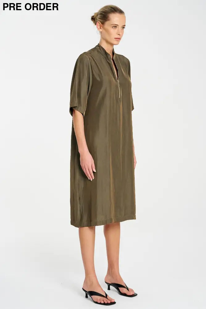 ZIP PLAZA DRESS - F673034 DRESS