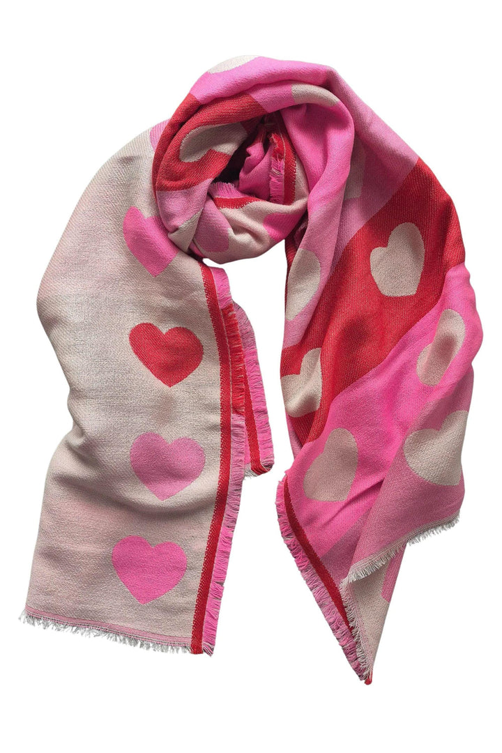 ZODA SCARF PINK WINTER SCARF - AM18103