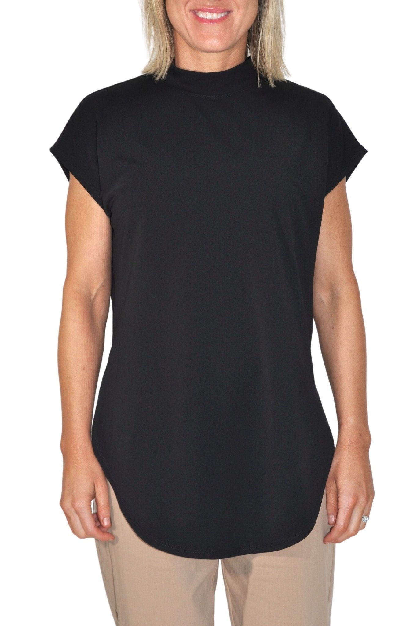 MOCK NECK SHELL - F0078337 – OBriens Clothing Co