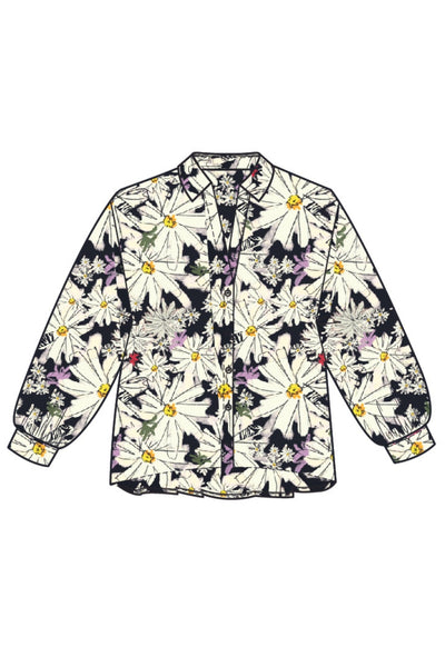VIOLET OOPSY DAISY BLOUSE - SP7295