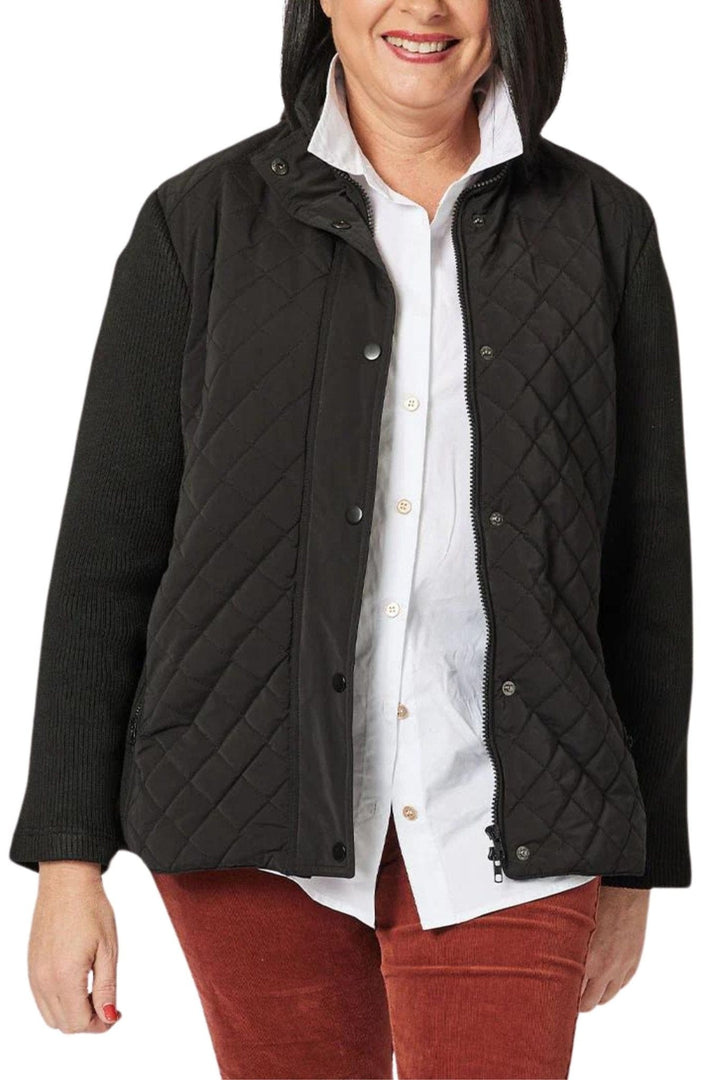 GORDON SMITH JACKET 8 / BLACK BRIGHTON PUFFER JACKET - 45332GS