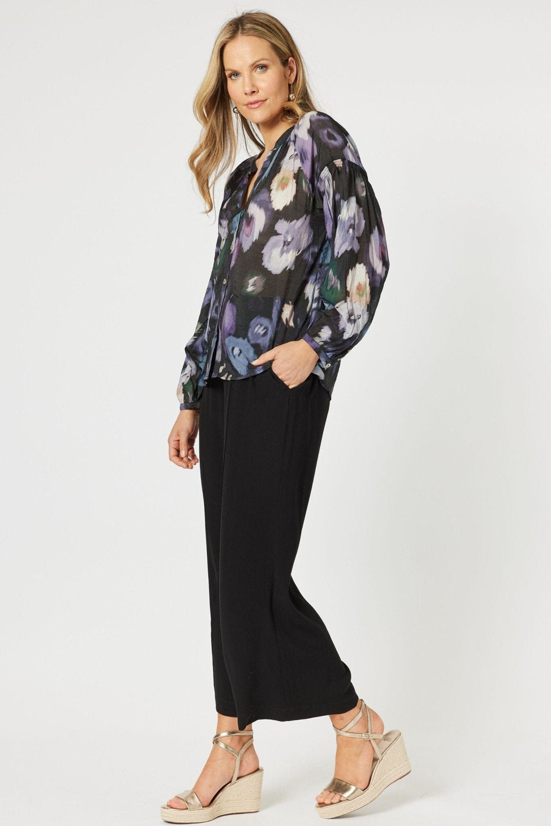 HAMMOCK AND VINE SHIRT VENICE PRINT SHIRT - 45306HV