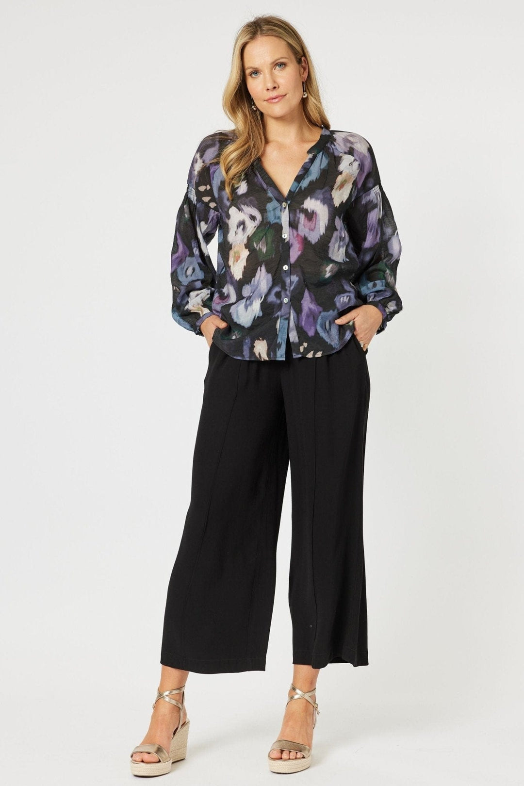 HAMMOCK AND VINE SHIRT VENICE PRINT SHIRT - 45306HV